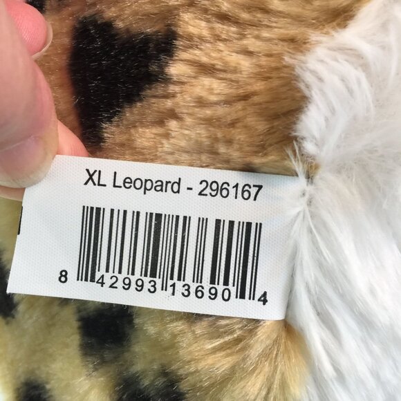 Walmart XL Leopard Plush 21" Sitting Stuffed Animal Toy Cheetah Jaquar - Picture 8 of 9